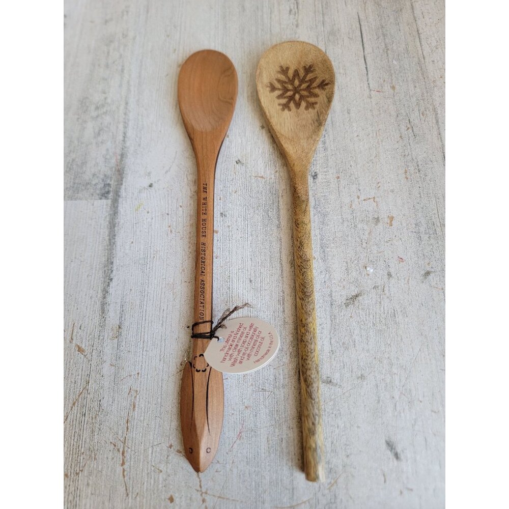 White House Wooden spoon‎ Xmas kitchen set decor home